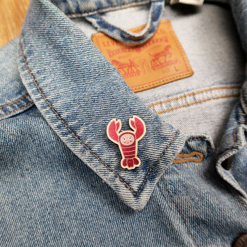 Red Lobster Pin Badge, 2 of 5