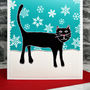 Personalised Christmas Card From The Cat, thumbnail 2 of 3