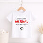 Personalised Football Supporter Baby Grow, thumbnail 2 of 8