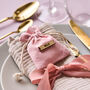 Personalised Pink Wedding Favour Bag, thumbnail 4 of 5