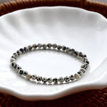 Dalmatian Jasper Bracelet – Grounding And Nurturing, 7 of 8