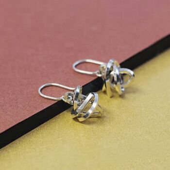 Swirl Knot Sterling Silver Necklace, 6 of 7