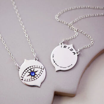 Happy Memories Sterling Silver Necklace, 2 of 5