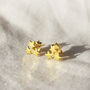 Dainty Star Cluster Stud Earrings In Gold Or Silver, thumbnail 1 of 6