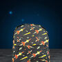 Children's School Backpack With Space Rockets, thumbnail 2 of 4