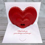 Love Grows Stronger Valentine's Pop Up Card, thumbnail 1 of 2