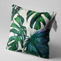 Green Tropical Cushion Cover With Palm Leaves, thumbnail 3 of 7