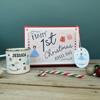 Christmas Ballerina Mug And Decoration Gift Set, 5 of 10