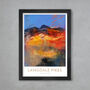 The Langdale Pikes Abstract Poster Print, thumbnail 1 of 3