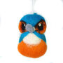 Needle Felted Kingfisher Christmas Decoration, thumbnail 1 of 9