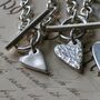Heart T Bar Bracelet, thumbnail 7 of 8