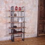 Industrial Style Wood Shelving Unit, thumbnail 2 of 5