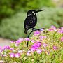 Recycled Metal Kingfisher Silhouette Garden Stake, thumbnail 2 of 5