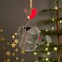 Robin On A Watering Can Hanging Decoration, thumbnail 1 of 2