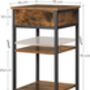 Tall Nightstand Bedside Table With A Drawer, thumbnail 7 of 7