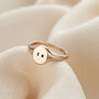 Personalised Initials Signet Ring, thumbnail 3 of 7