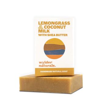 Coconut Milk And Lemongrass Cold Pressed Soap, 3 of 3
