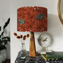 A Prickle Of Hedgehogs Lampshade Red, thumbnail 2 of 6