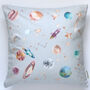 Planets Printed Children's Cushion, thumbnail 2 of 5
