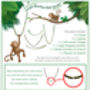 Jungle Monkey Children's' Wall Sticker Set, thumbnail 7 of 7