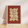 This Is Our Place House Rules Funny Typography Print, thumbnail 12 of 12