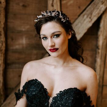 Black And Silver Bridal Crown, 5 of 5