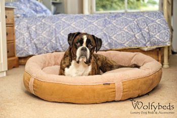 Wraparound Fleece Dog Bed Large, 3 of 12