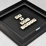 Personalised Mr And Mrs Wedding Gift Frame With Surname, thumbnail 2 of 6