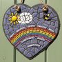 Inspirational Quote Rainbow Heart Mosaic, thumbnail 6 of 6