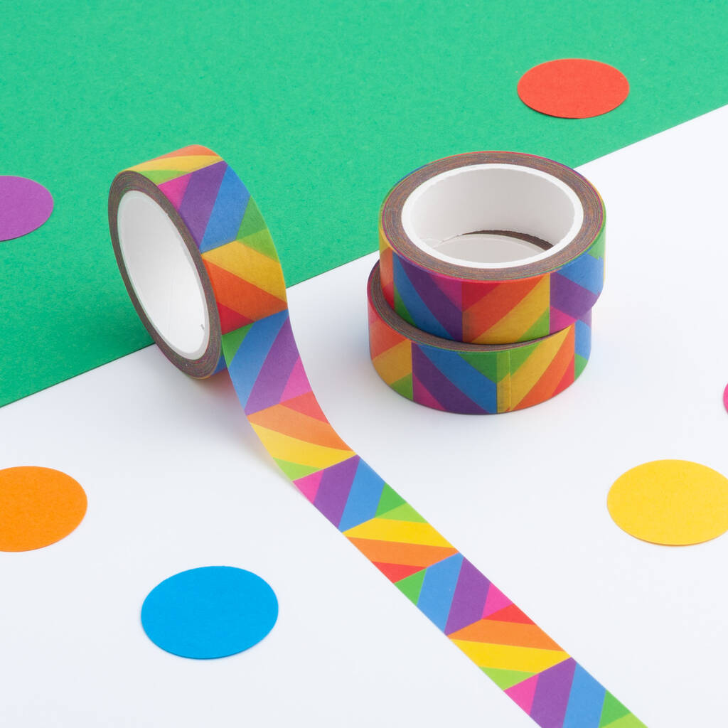 Colourful Geometric Washi Tape, 1 of 4