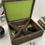 Stag Personalised Cufflink And Watch Box, thumbnail 6 of 10