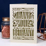 Personalised Papercut Floral Thank You Card, thumbnail 1 of 4