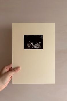 Luxury A4 Baby Scan Photo Frame Mount, 4 of 4
