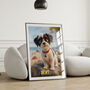 Personalised Cartoon Style Pet Portrait From Your Photo, thumbnail 6 of 11