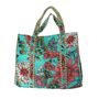 Reversible Botanical Print Quilted Cotton Tote Bag, thumbnail 3 of 4