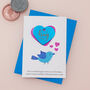 Personalised Little Hug Token Card With Bird, thumbnail 1 of 6