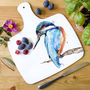Inky Kingfisher Chopping Board, thumbnail 4 of 4
