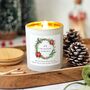 First Christmas In New Home Personalised Candle Gift Wreath Design, thumbnail 2 of 8