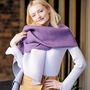Pleated Cashmere Blend Ombre Scarf, thumbnail 4 of 12
