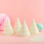 Pastel Harlequin Party Hats, thumbnail 2 of 6