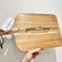 Personalised Wooden Chopping Board Home Sweet Home Gift, thumbnail 2 of 7