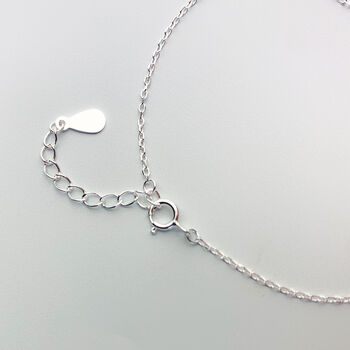 Sterling Silver Pineapple Charm Bracelet, 2 of 5