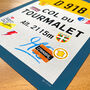 Personalised Cycling Road Sign, Col Du Tourmalet Poster, thumbnail 5 of 9