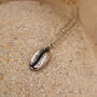 Cowrie Shell Necklace In Silver Or Gold, thumbnail 3 of 5