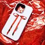 Red Ribbon Personalised Phone Case, thumbnail 6 of 6
