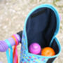 Child's Personalised Blue Spotty Scooter Bag, thumbnail 4 of 7