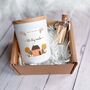 Let's Stay Inside Scented Autumn Candle Home Decor And Gift, thumbnail 2 of 5