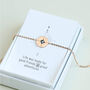 Find Your Way Compass Keepsake Bracelet, thumbnail 1 of 9