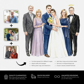 Personalised Couple Portrait From Photo, 12 of 12