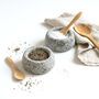 Natural Granite Salt And Pepper Pots, thumbnail 1 of 3